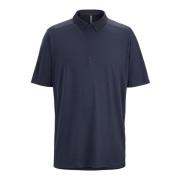 Merino Wool Polo Shirt Sort