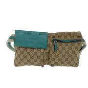 Pre-owned Canvas gucci-tasker