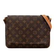 Pre-owned Canvas louis-vuitton-tasker