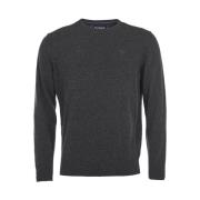 Essential Lambswool Crew Sweater i kulsort