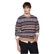 Fair Isle uldblandet jacquard sweater