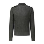 Ribstrikket turtleneck sweater til efteråret