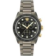 Kronograf Greca Dome Chrono VE6K00623 Herreur Antracit/Gylden