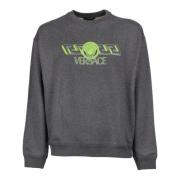 Grå Sweatshirt - Regular Fit - Egnet til alle temperaturer - 100% Bomu...