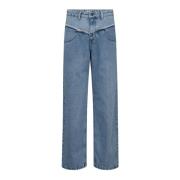 Denimcc Block Jeans med brede ben