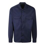 Casual Overshirt med Frontknaps Lukning