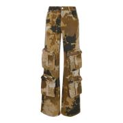 Cargo Patch Camo Print Bukser