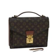 Pre-owned Canvas louis-vuitton-tasker