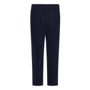 Blå Slim Fit Cropped Jeans