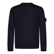 Blå Crewneck Sweater AW24