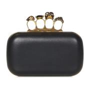 Sort Knuckle Clutch Taske