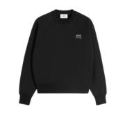 Hjerte Sweatshirt - Sort