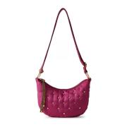 Mini Luna taske i Fuchsia Nylon