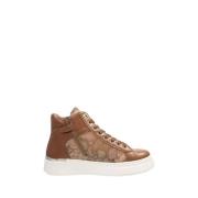 Brun Sneakers med Geo Classic Print