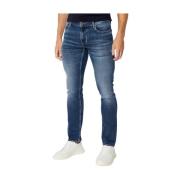 Casual Slim Fit Blå Denim Jeans