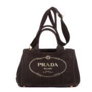 Pre-owned Canvas prada-tasker