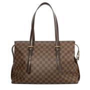 Pre-owned Canvas louis-vuitton-tasker