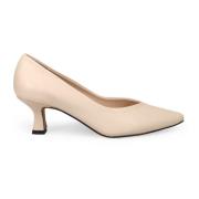 Beige Hæl Pumps Tidløs Silhuet