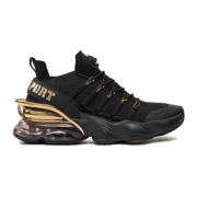 Black and Gold Tiger Attack Sneaker