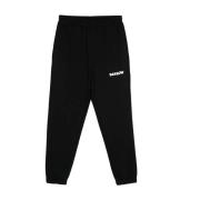 Sporty Logo Sweatpants i Sort