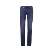 Blå Division Slim Fit Jeans