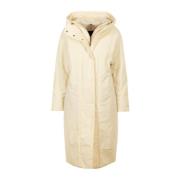 Creme Parka Frakke