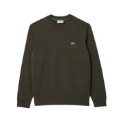 Børstet bomulds sweatshirt