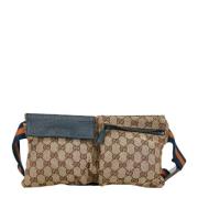 Pre-owned Canvas gucci-tasker