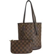 Pre-owned Canvas louis-vuitton-tasker