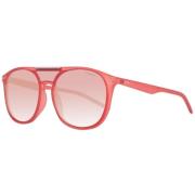 Rød Unisex Solbriller Acetatramme