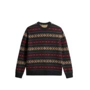 Fair Isle Merino Uldblanding Sweater