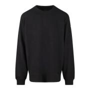 Oversized Crewneck Sweatshirt med Fleece Foring