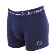 Strækboksershorts med trykt logo