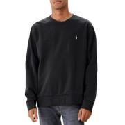 LS Sweatshirt Polo Sort