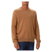 Merino RWS Strikket Langærmet Pullover Latte Brun