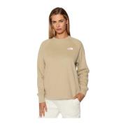 Basic Logo Sweatshirt - Beige