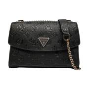 Konvertibel Crossbody Flap Taske Sort