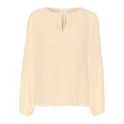 Elegant Hoomasz Bluse i Creme