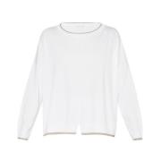 Hvid Sweater MA4074 MS49I Stil