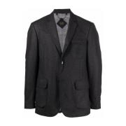 Sort Tekstil Blazer