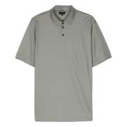 Elegant Grøn Kortærmet Poloshirt