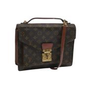 Pre-owned Canvas louis-vuitton-tasker