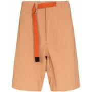 Casual Orange Bomuld Bermuda Shorts