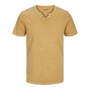 Split Neck Casual T-Shirt