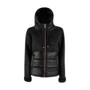 Faux Fur Quilted Hooded Jacket