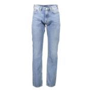 Blå Denim Herre Jeans 5 Lomme