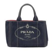 Pre-owned Canvas prada-tasker