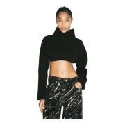 Uldstrik Turtleneck Cropped Sweater