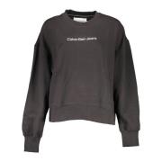 Sort Kvinders Langærmet Sweatshirt