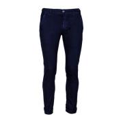 Slim Fit Herre Jeans, Italiensk Fremstillet